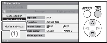 SHARP MX-C400 - Positionnez l'original. - 1
