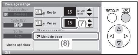 SHARP MX-C400 - Sélectionnez les réglages. - 6