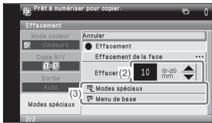SHARP MX-C400 - Opérations communes à tous les écrans - 2