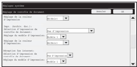 SHARP MX-FR11U - ■ Réglages des modes Copie/Imprimante/Impression archivage doc. - 2
