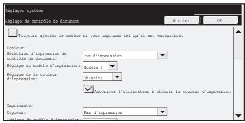 SHARP MX-FR11U - ■ Réglages des modes Copie/Imprimante/Impression archivage doc. - 1