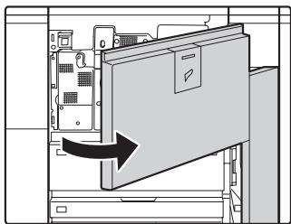 SHARP MX-M850 - Ouvrez le capot. - 1
