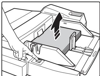 SHARP MX-M850 - Installez le papier et appuyez sur le bouton de commande. - 1
