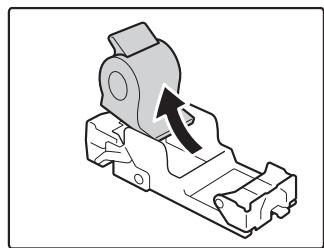 SHARP MX-M850 - Retirez la cartouche d'agrafes. - 1