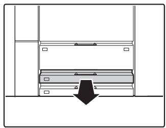 SHARP MX-M850 - Retirez le magasin 3. - 1