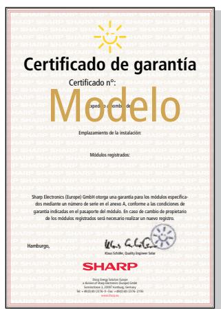 SHARP NA-F090 - Indicando el número de pedido y de albarán original de Sharp - 2