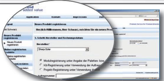 SHARP NA-F121 - Inbetriebnahmedaten und Registrierverfahren - 1