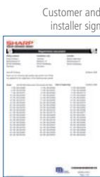 SHARP NA-F121 - Completion - 2