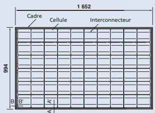 SHARP NU-E245 - Dimensions extérieures - 1