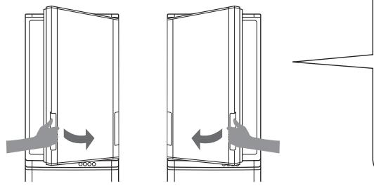 SHARP SJ-RM320T - Porte auto-reversible (uniquement pour SJ-WS320T, SJ-WP320T) - 1