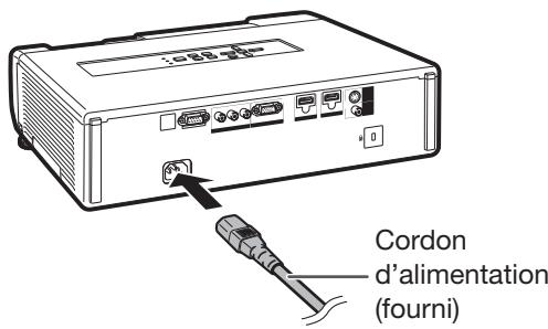 Cordon d'alimentation (fourni)