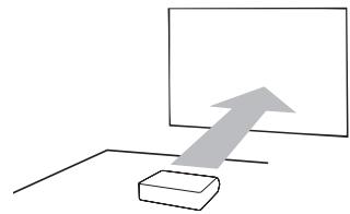 SHARP XV-Z17000 - Placer le projecteur en face d'un écran - 1