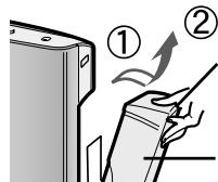 SHARP KC-860U - Retirez le réservoir d'eau et le bac d'humidification. - 1