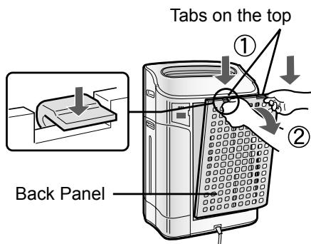 SHARP KC-860U - Remove the Back Panel. - 1