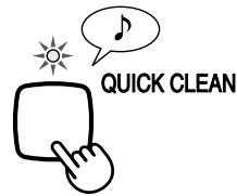 SHARP KC-860U - Press the QUICK CLEAN MODE Button on the display to select this mode. - 1