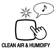 SHARP KC-860U - CLEAN AIR &amp; HUMIDIFY MODE - 1