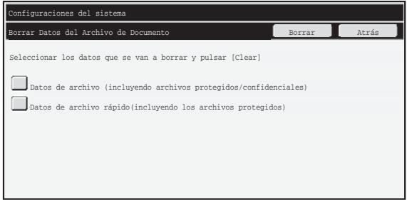 SHARP MX-FR16U - Borrar Datos del Archivo de Documento - 1