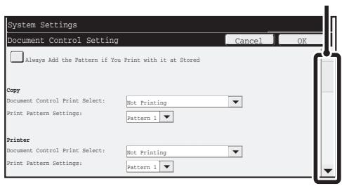 SHARP MX-FR16U - Document control setting screen - 1