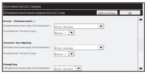 SHARP MX-FR16U - Dokumentensteuerungseinstellung - 3