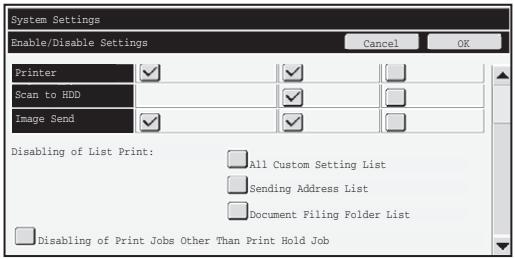 SHARP MX-FR16U - Disabling of Print Jobs Other Than Print Hold Job - 1