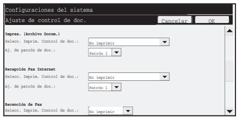 SHARP MX-FR16U - Ajuste de control de doc. - 3