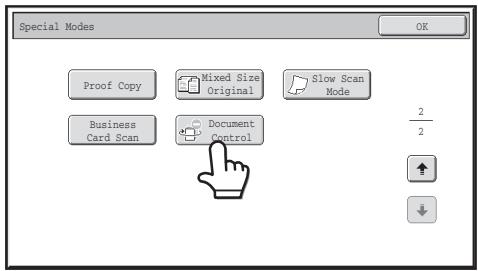 SHARP MX-FR16U - Using document control in copy mode - 1