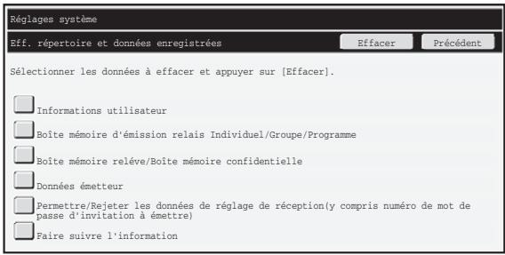 SHARP MX-FR16U - Eff. repertoire et données enregistrées - 1