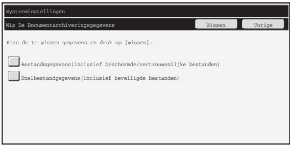 SHARP MX-FR16U - ■ Wis De Documentarchiveringsgegevens - 1