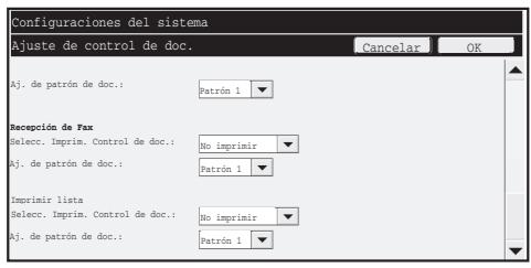 SHARP MX-FR16U - Ajuste de control de doc. - 4