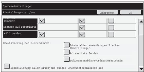 SHARP MX-FR16U - ■ Deaktivierung aller Druckjobs ausser Druckwarteschleifen-Job - 1