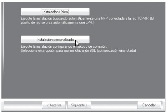 SHARP MX-PB12 - Hagablick en el botón [Instalacion personalizada]. - 1