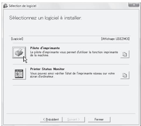 SHARP MX-PB12 - Cliquez sur le bouton [Pilote d'imprimante]. - 1
