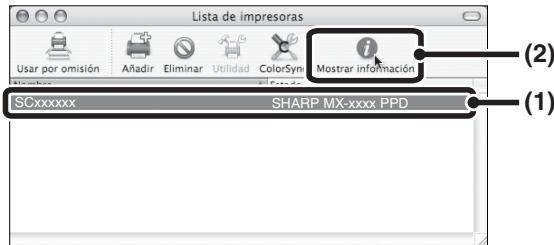 SHARP MX-PB12 - Mostrar la informacion de la impresora. - 1