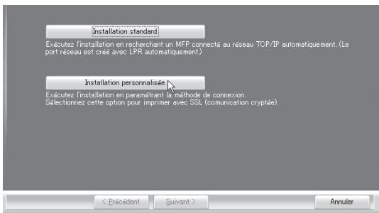 SHARP MX-PB12 - Cliquez sur le bouton [Installation personalisée]. - 1