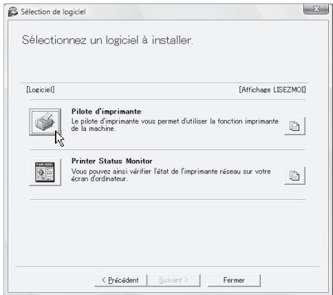 SHARP MX-PB12 - Cliquez sur le bouton [Pilote d'imprimante]. - 1