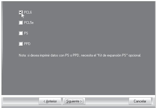 SHARP MX-PB12 - Escribe el nombre (nombre de host) o direccion IP de laquina y hagablick en el boton [Siguiente]. - 3