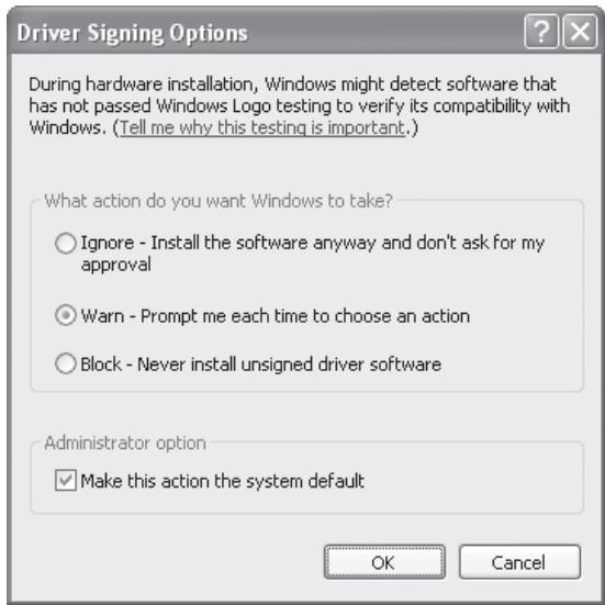 SHARP MX-PB12 - Check the settings in "What action do you want Windows to take?" ("File signature verification" in Windows 2000). - 1