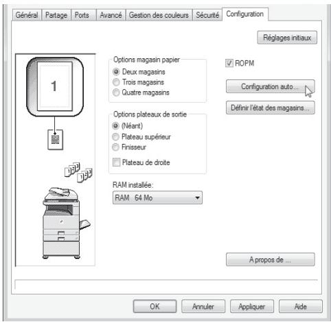 SHARP MX-PB12 - Cliquez sur le bouton [Configuration auto]. - 1