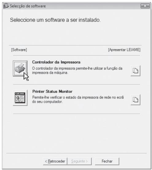 SHARP MX-PB12 - Clique em [Controlador de Impressora]. - 1