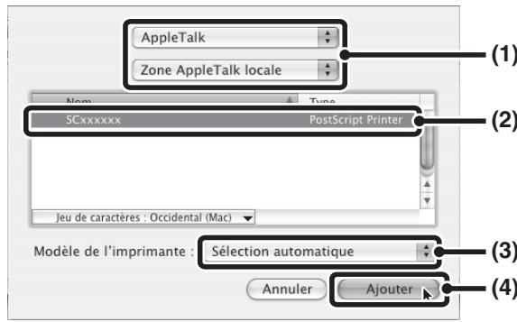 SHARP MX-PB12 - Assurez-vous que le fichier PPD de votre modèle a été sélectionné. - 1