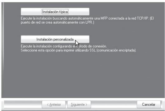 SHARP MX-PB12 - Hagablick en el botón [Instalacion personalizada]. - 1