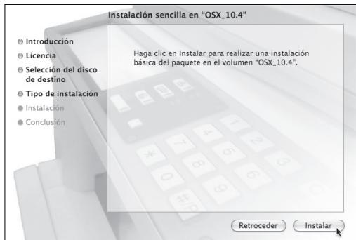SHARP MX-PB12 - Hagablick en el boton [Instalar]. La instalacion comienza. - 1