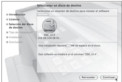 SHARP MX-PB12 - Selezione el disco duro dontedesea instalar el archivo PPD yhagablick en el boton [Continuar]. - 1