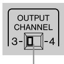 SHARP VC-A420U - Réglage du/selecteur des canaux de sortie 3 et 4 - 1