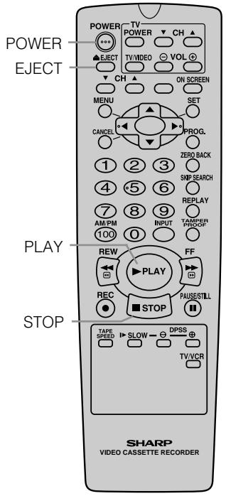 SHARP VC-A420U - OPÉRATIONS PRÉLIMINAIRES - 2