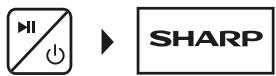 SHARP WA-ST20 - Pour allumer l'appareil - 1