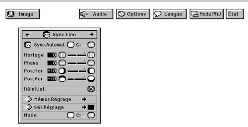 SHARP XG-NV5XU - (GUI) Affichage sur écran - 1