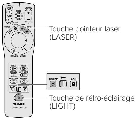 SHARP XG-NV5XU - Utilisation de la souris sans fil - 8