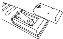 SHARP XL-DAB10NH - Battery installation - 1