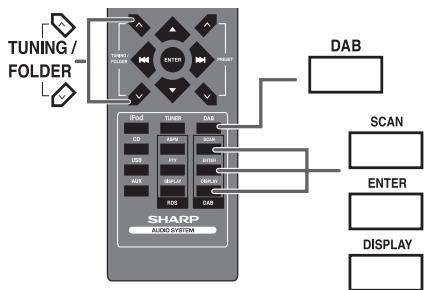 SHARP XL-DAB10NH - Auto tune - 1